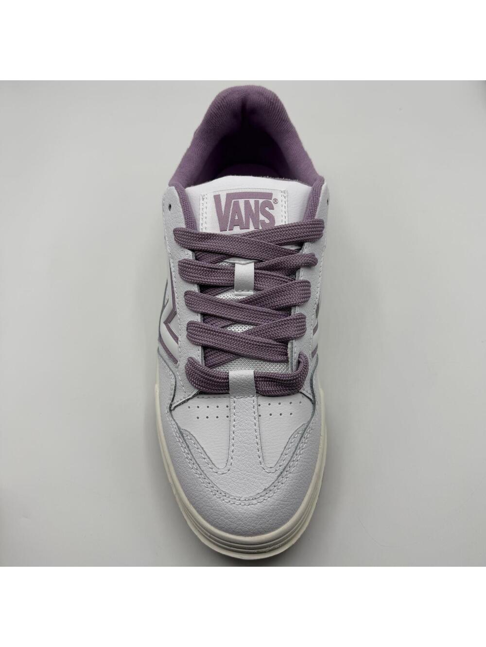 VANS Upland Vintage Leather Purple White VN000D1HPRP Women's Size 9.5 - Picture 13 of 14